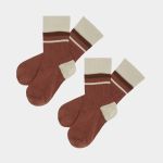 2 Pack  Color Block Socks