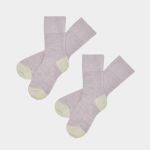 2 Pack Melange Socks