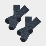 2 Pack Melange Socks