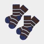 2 Pack Stripe Socks