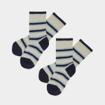 2 Pack Stripe Socks