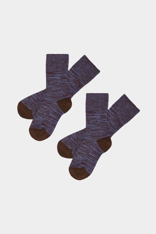 2 Pack Melange Socks
