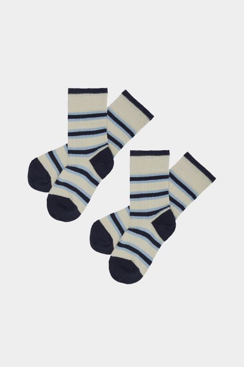 2 Pack Stripe Socks