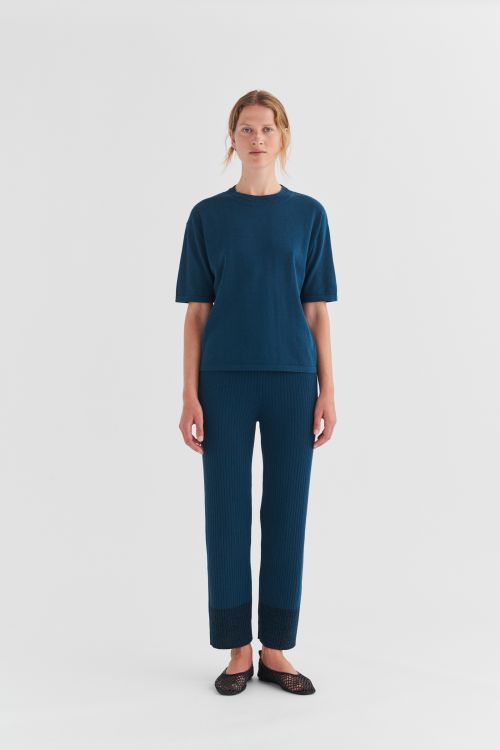 High Twist Rib Pants