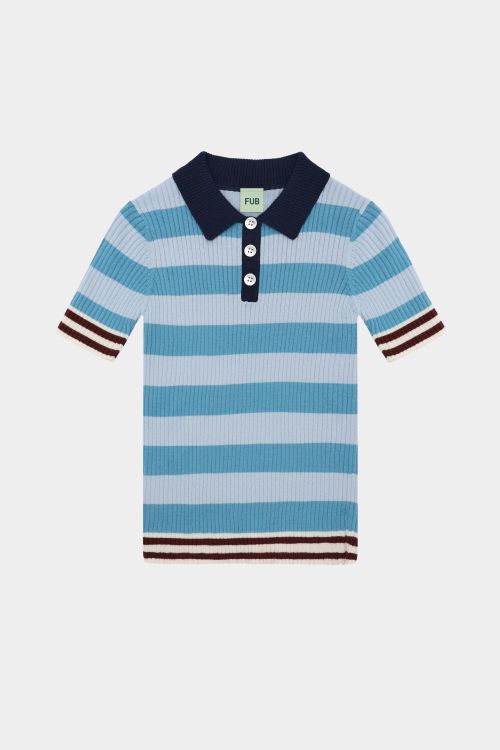 Stripe Rib Polo