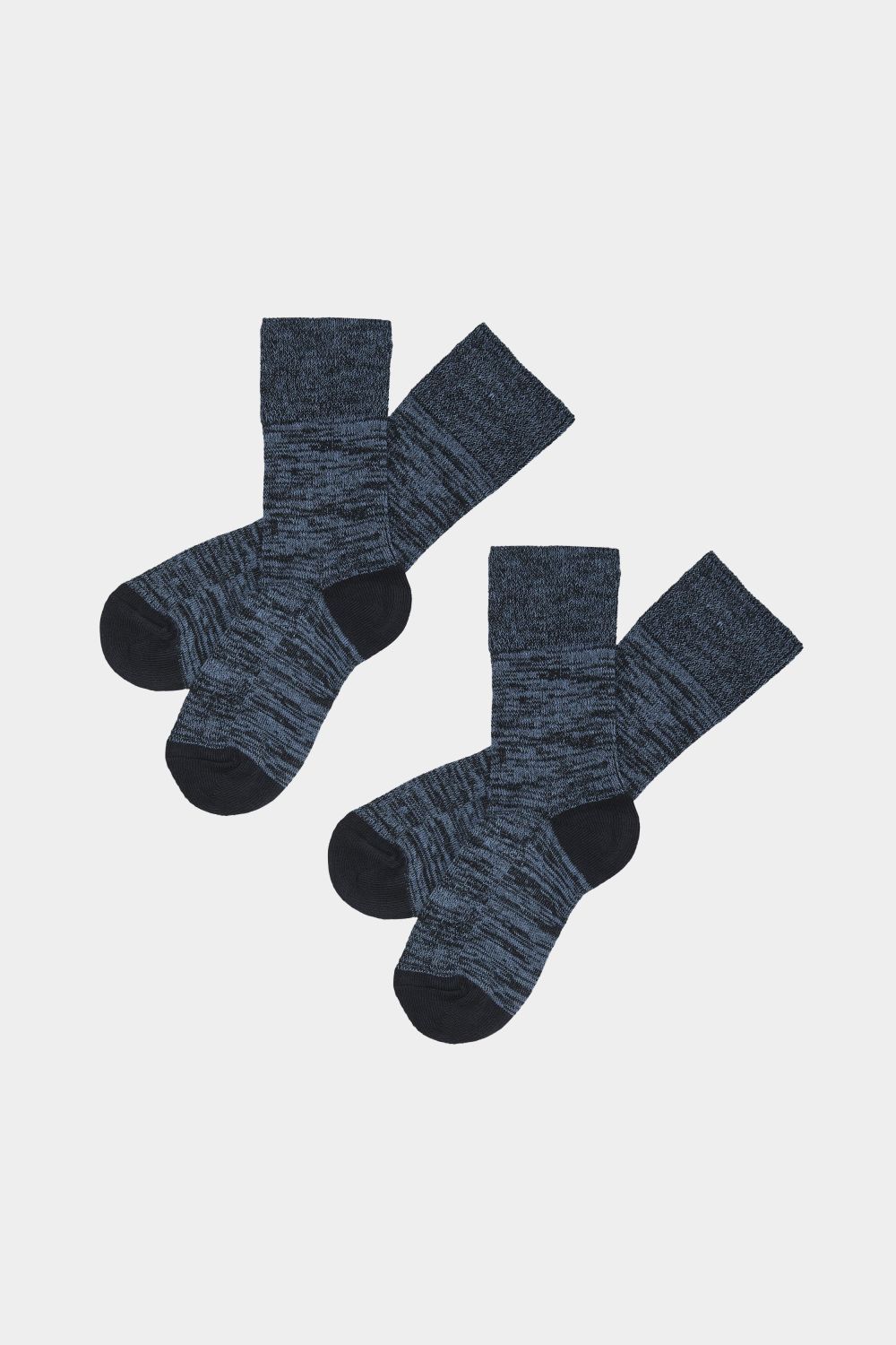 2 Pack Melange Socks