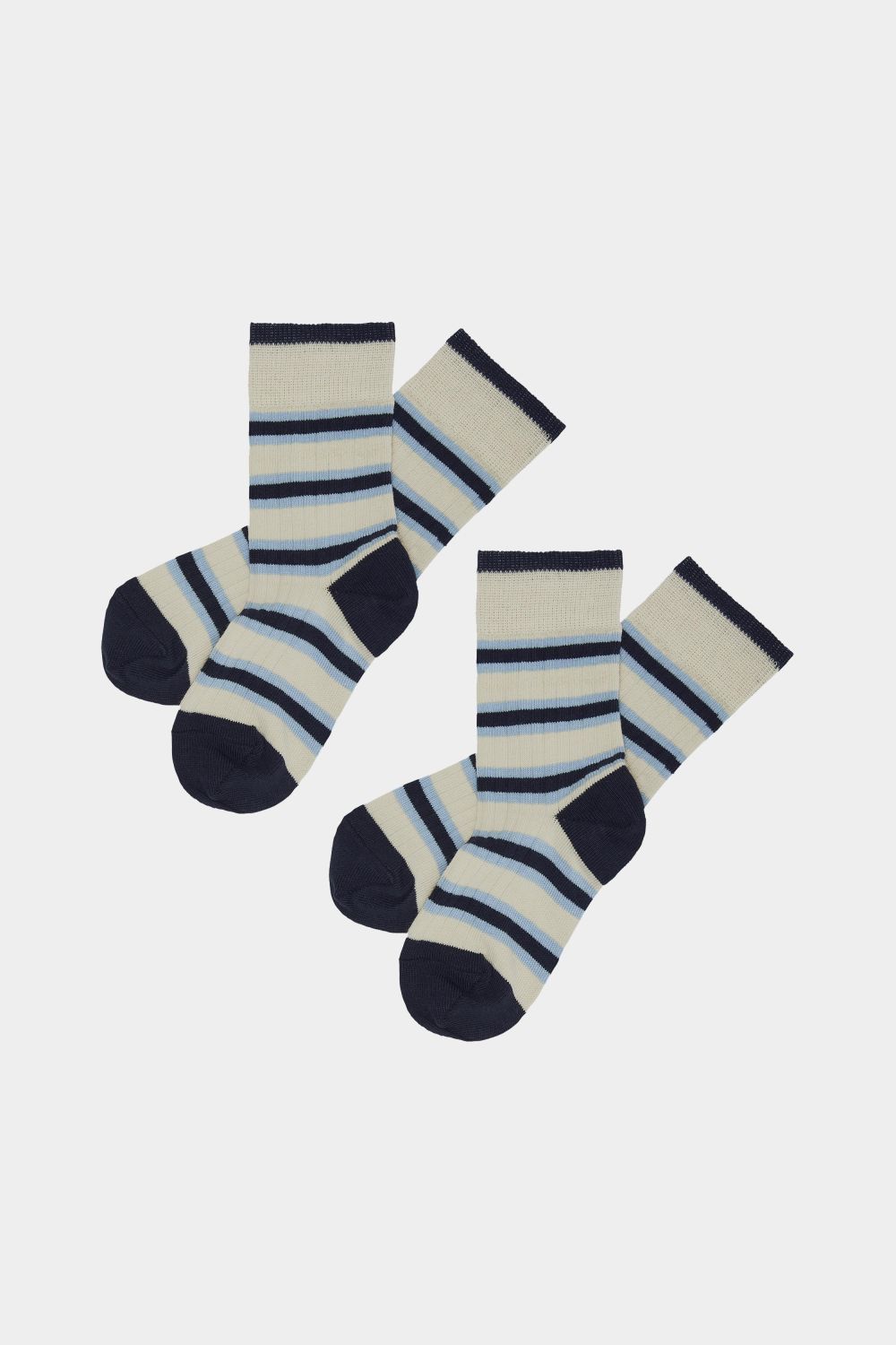 2 Pack Stripe Socks