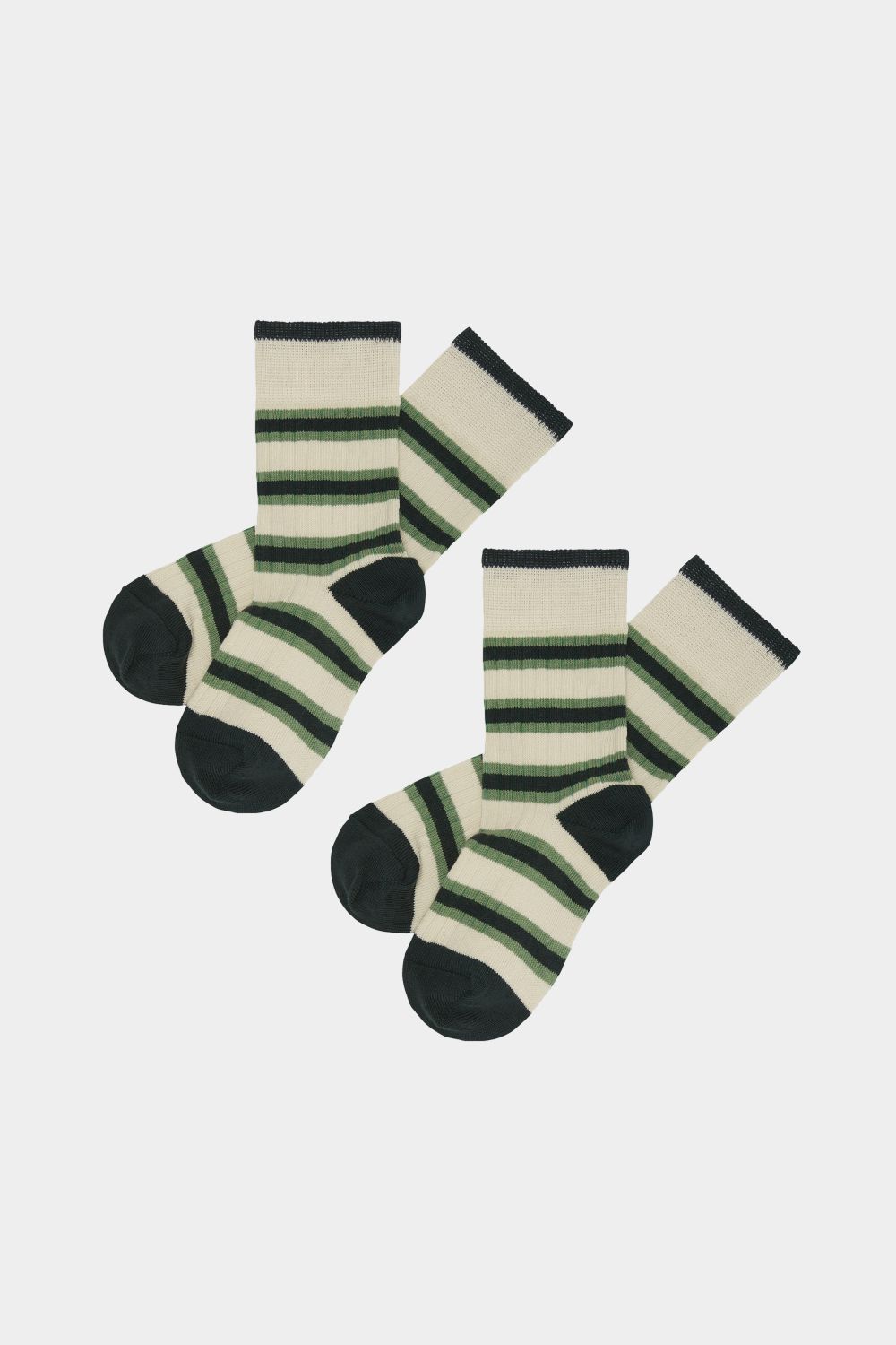 2 Pack Stripe Socks