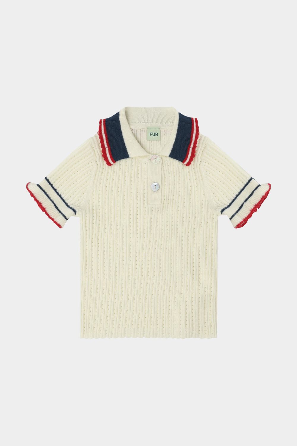 Baby Pointelle Polo