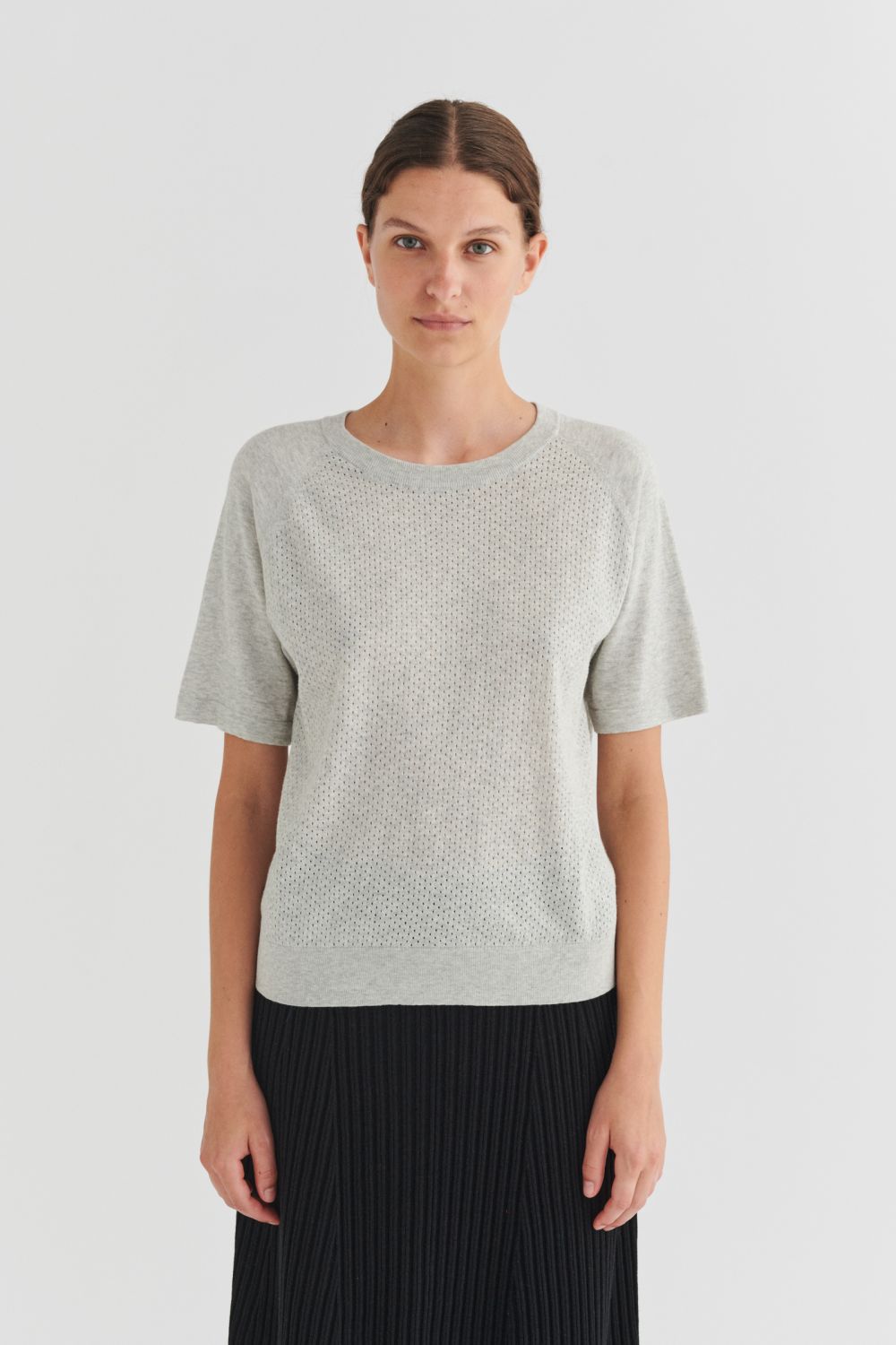 Pointelle Tee