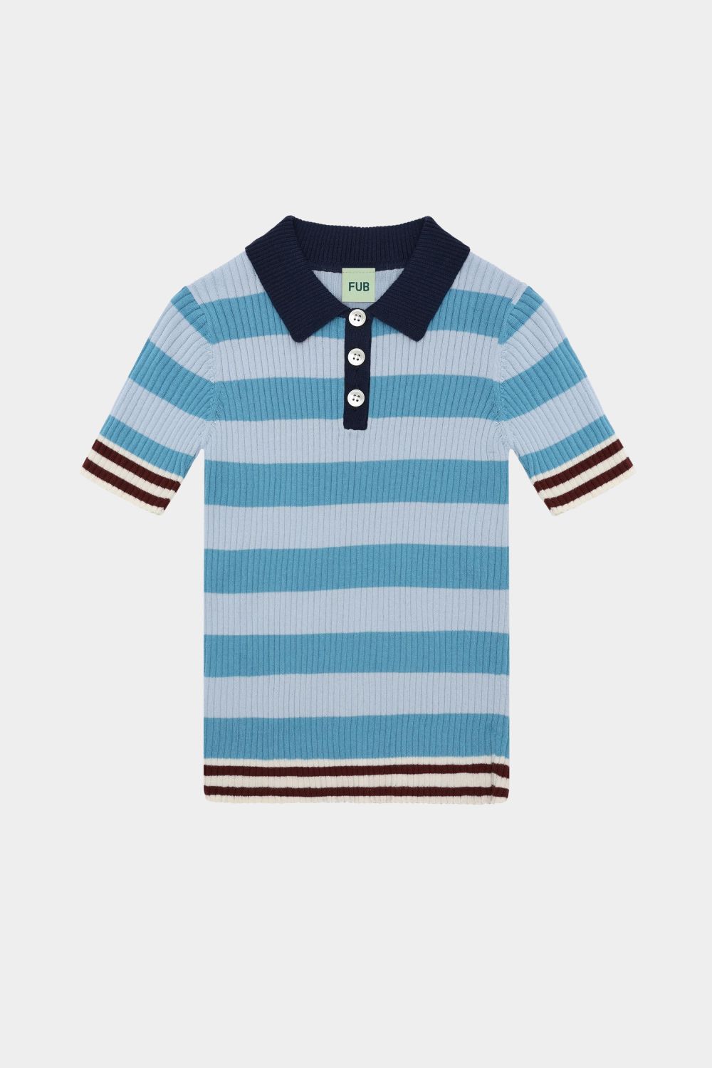 Stripe Rib Polo